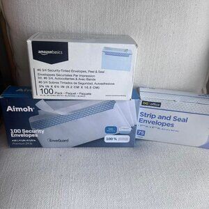 Bulk Envelopes - Security Envelopes and a regular envelope